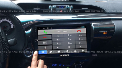 Màn hình DVD Android xe Toyota Hilux 2016 - nay | Zestech Z900